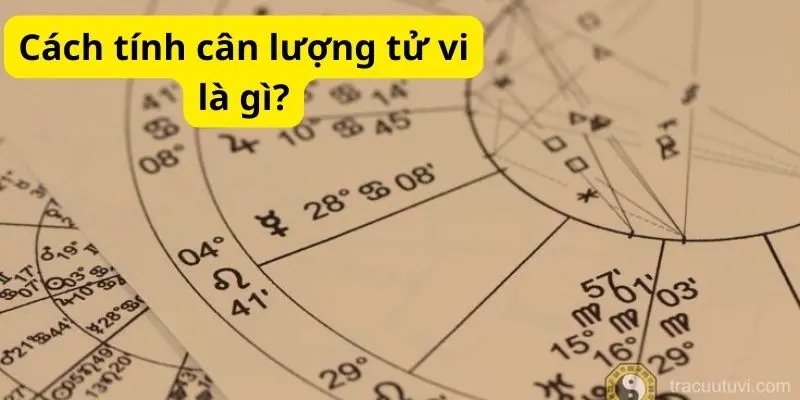 Cách tính cân lượng tử vi là gì?