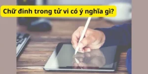 Chữ đinh trong tử vi có ý nghĩa gì?